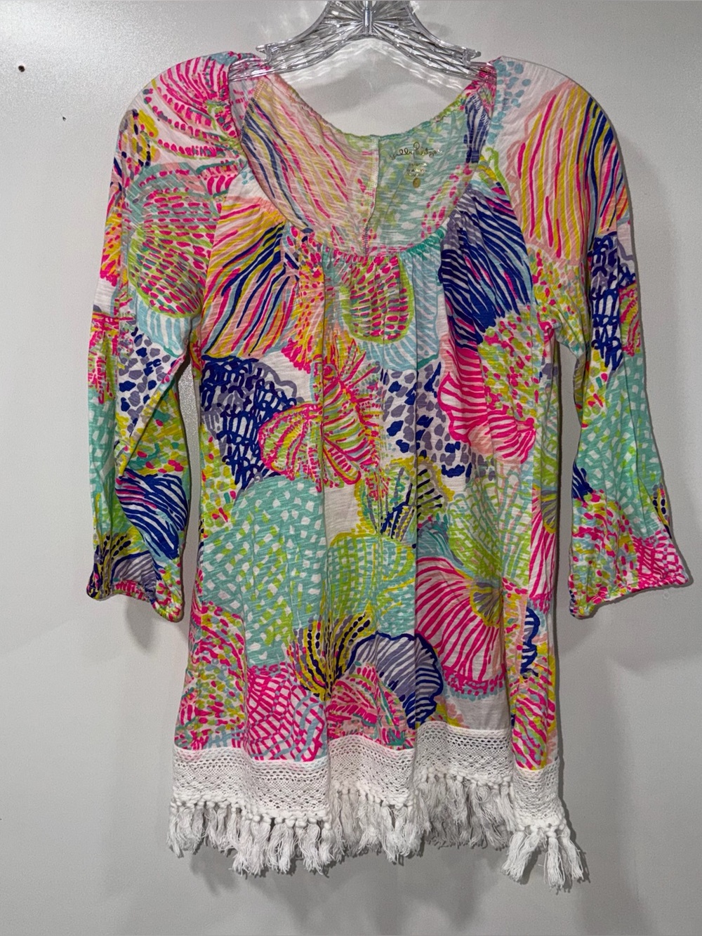 Lilly Pulitzer Alia Tunic Top Roar Of The Seas